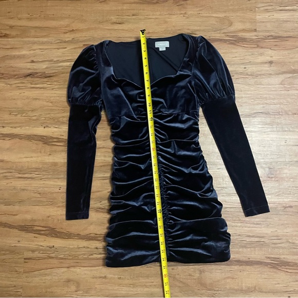 Finders Women’s Rouched Dress Balloon Sleeve Mini Dress - Picture 10 of 10